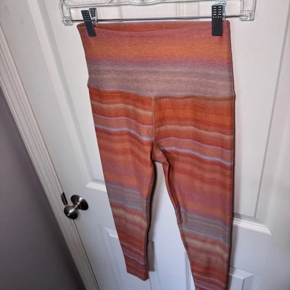 Beyond Yoga Soft Mark High Waisted Midi Legging - Ombre Stripe - Picture 3 of 11